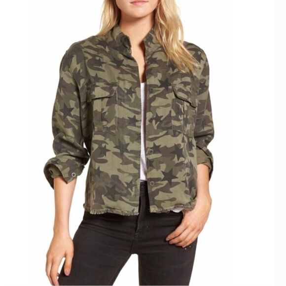 Rails Jackets & Blazers - Rails Hendrick Star Camo Military Jacket S
